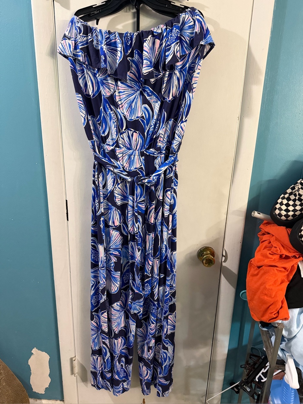 Lilly Pulitzer XL Aleatha Strapless Jumpsuit